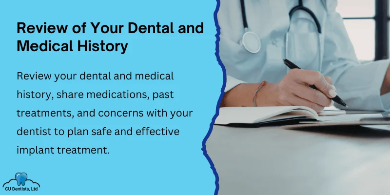 Review of Your Dental and Medical History