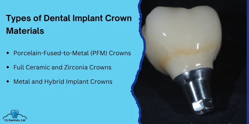 Dental Implant Crown Materials