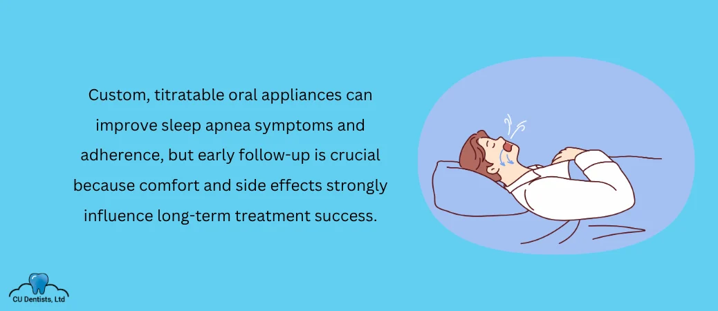 Effectiveness and limitations of oral appliance therapy
