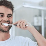 brushing teeth too hard