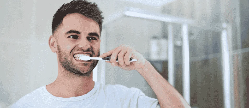 brushing teeth too hard